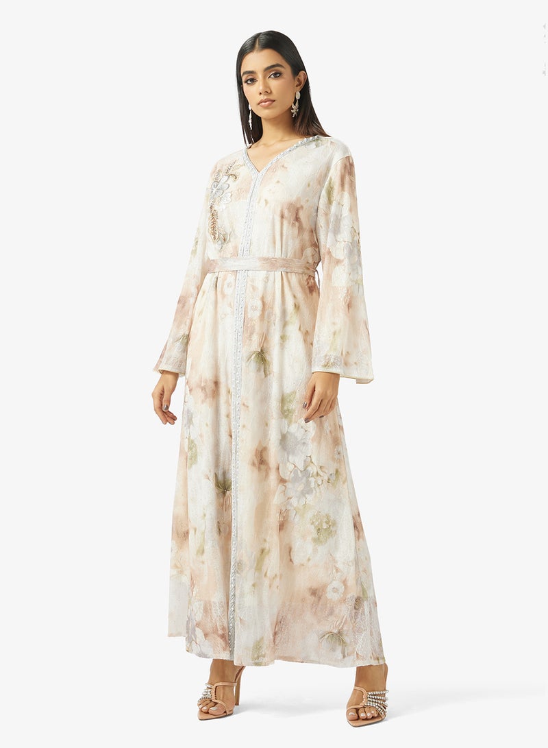 Khizana Printed Jalabiya - Image 1